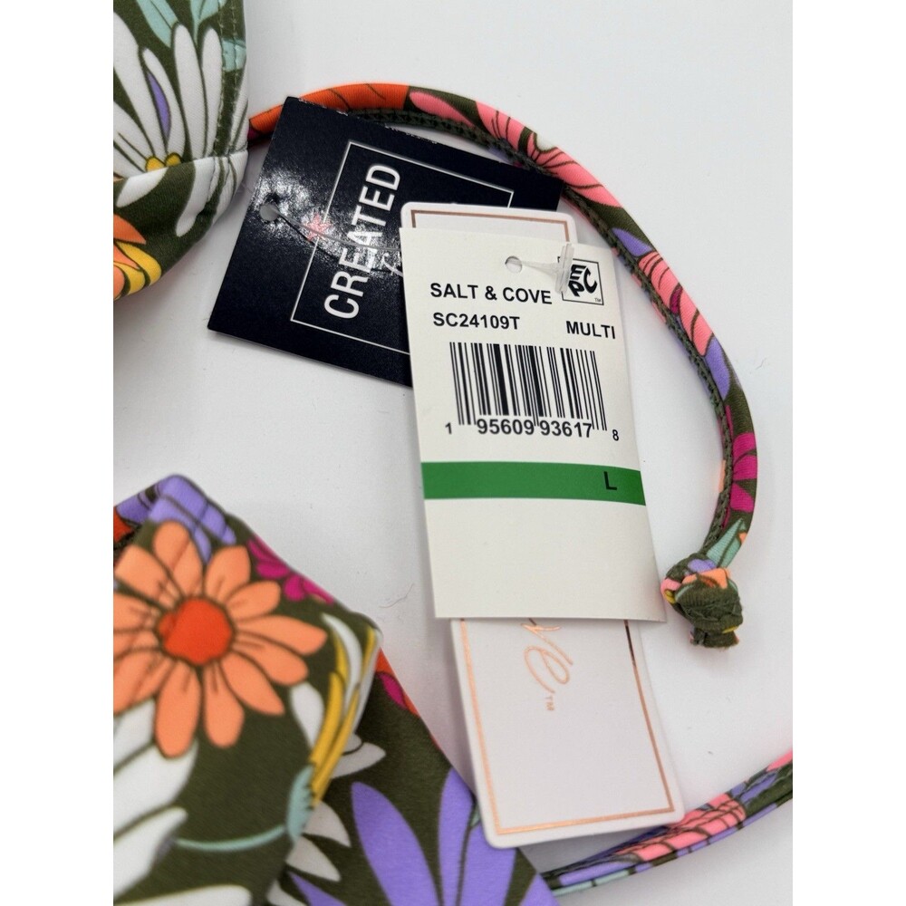 Woman’s Sand N Sun Bikini 2 Piece Bathing Suit Size L / XL Floral Padding NWT - Picture 7 of 8